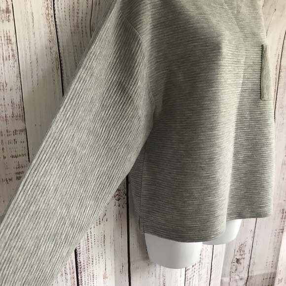 A new day Gray Long Sleeve Cropped Sweater Ribbed Size XS - Picture 6 of 13